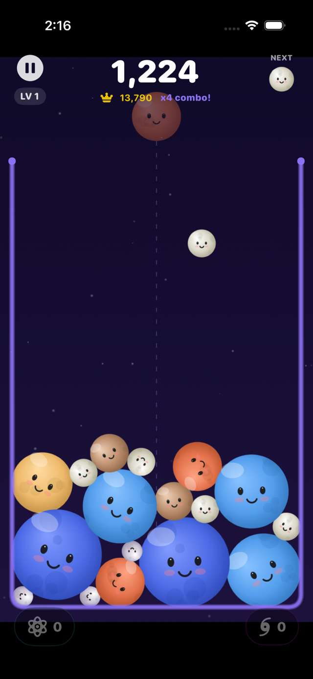 Cosmic Drop screenshot 1